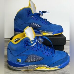 Nike Kids Sneakers Blue and Yellow